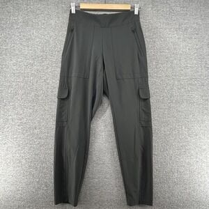 Athleta Cargo Pants Women Size 2 Dark Green Casual Elastic Waist